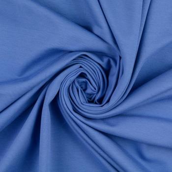 90 cm Reststück Sommersweat / French Terry Uni Blau